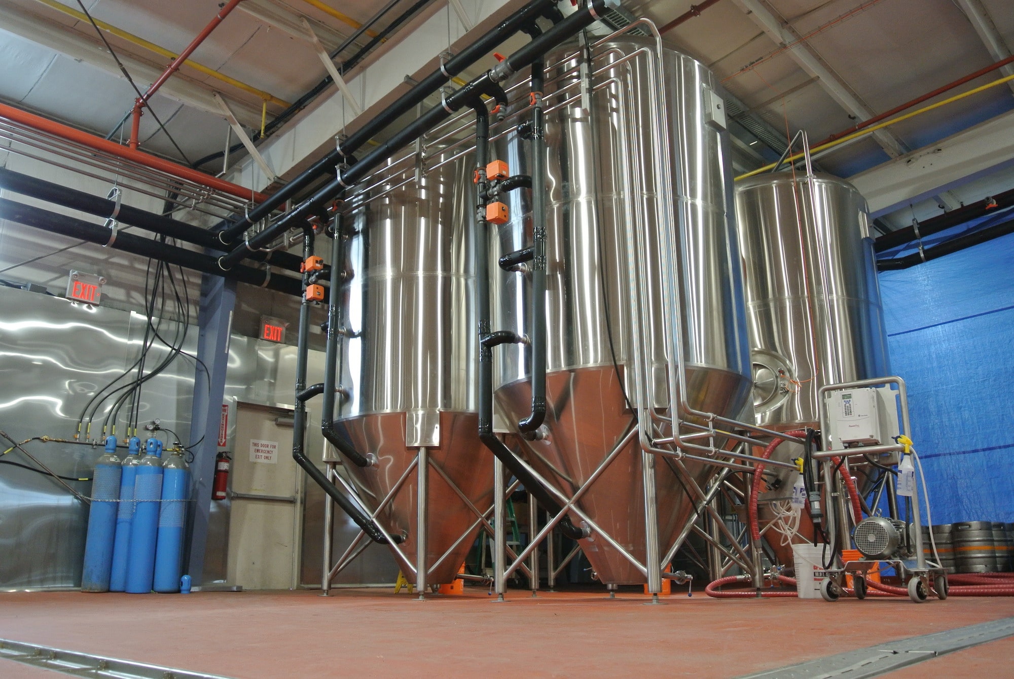 Custom stainless steel brewery equipment from Pure Ingenuity.