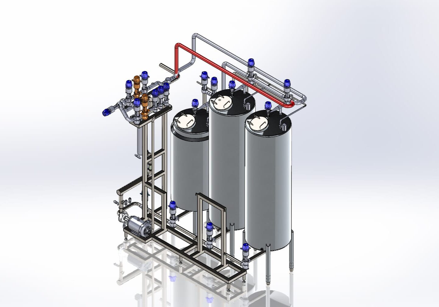 CIp skid layout from Pure Ingenuity.